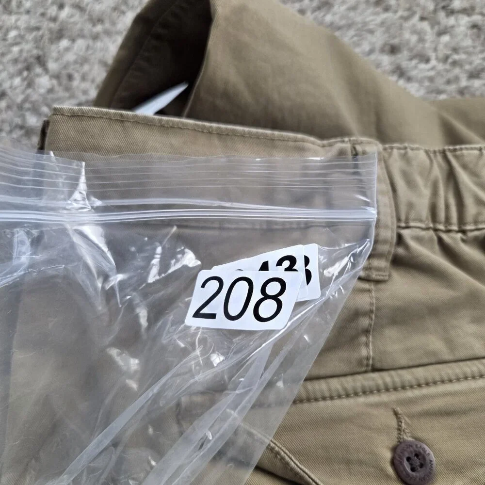 American Eagle Pants Mens 36x29 Tag 36x32 Beige Loose Easy Baggy Tags READ